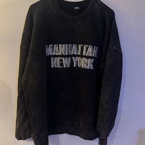 Wild Fable Charcoal Crewneck Sweater - Preloved